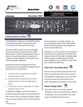 December eSource Newsletter 