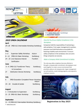 March eSource: How Do You Ensure Safety Compliance in the Workplace