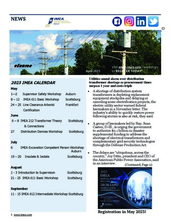 April eSource: Utilities sound alarm over distribution transformer shortage as procurement times   surpass 1 year and costs triple