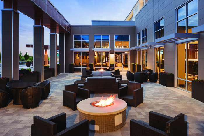Embassy Suites Outside Patio